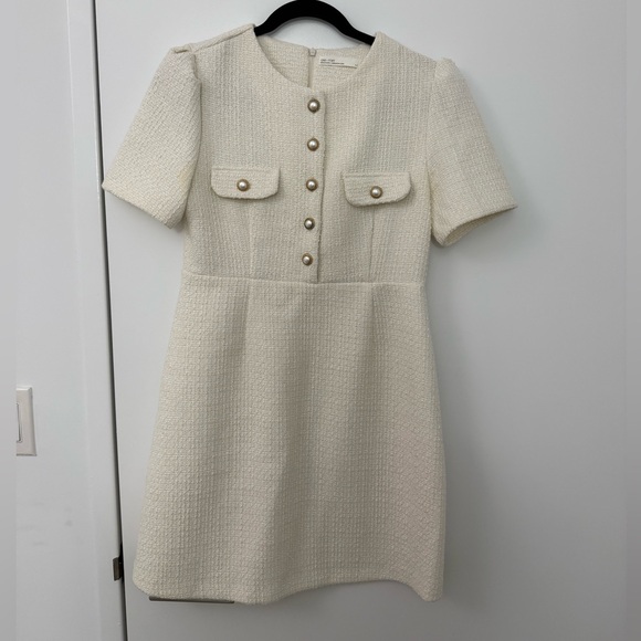 OAK + FORT Dresses & Skirts - OAK + FORT Tweed White Dress